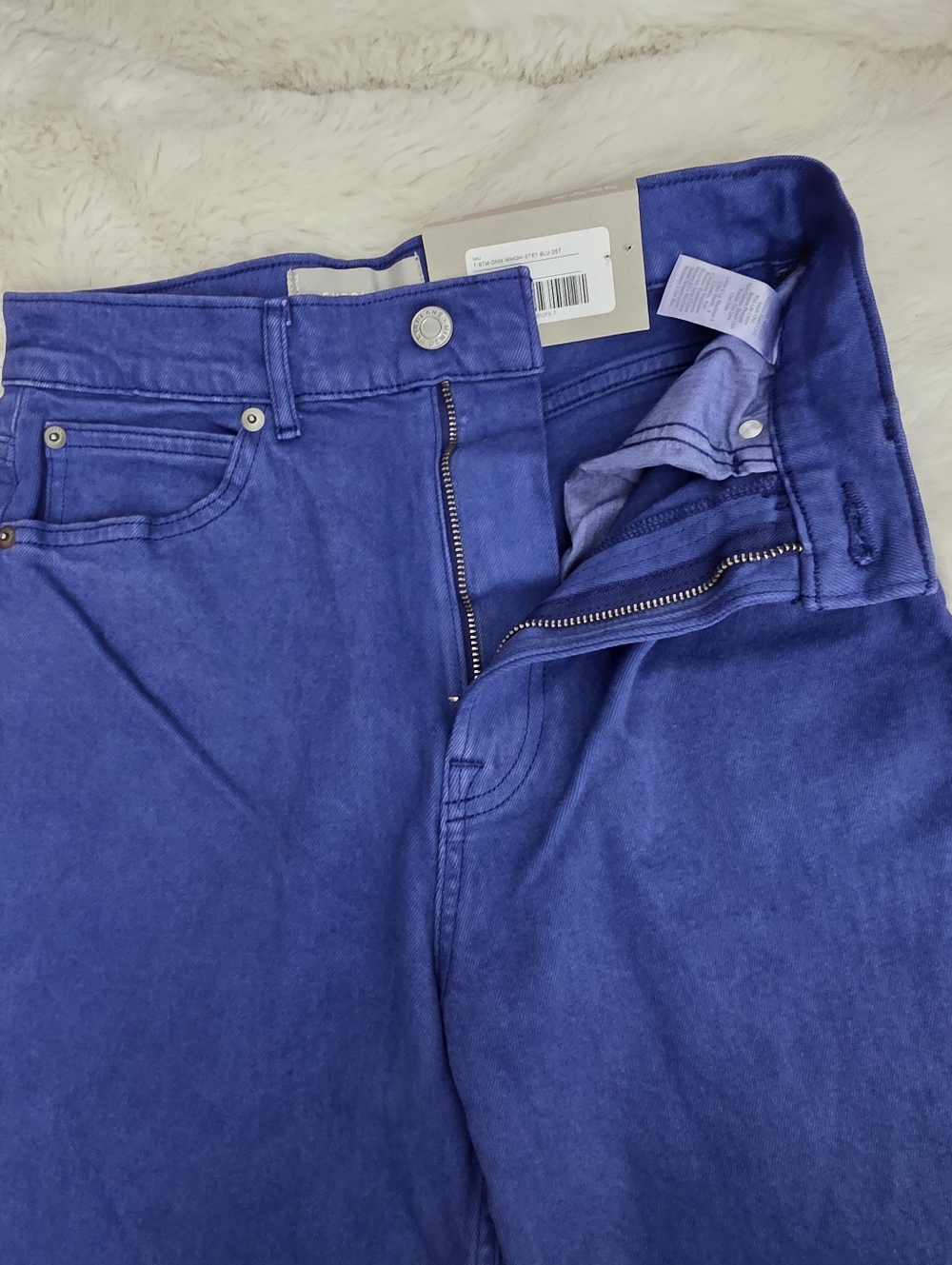 NEW Everlane The Way High Straight-Leg Jeans in Deep Blue 26 Tall - Picture 9 of 12